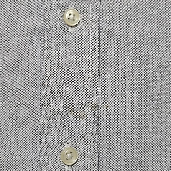 Ralph Lauren Long Sleeve Button Front Collared Shirt Light Gray Men's XL - Picture 4 of 10